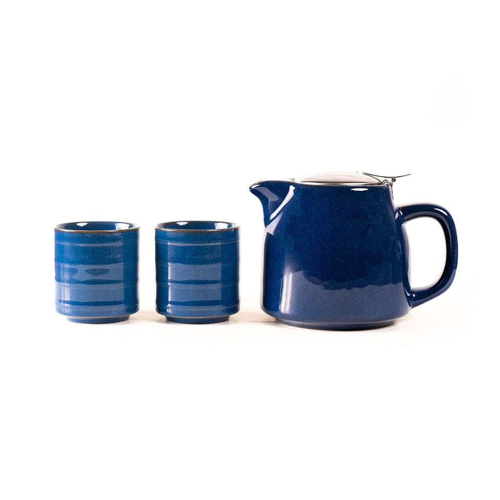 Tea for Two'- Navy Blue Gloss - Accessories - Full Leaf Tea Company
