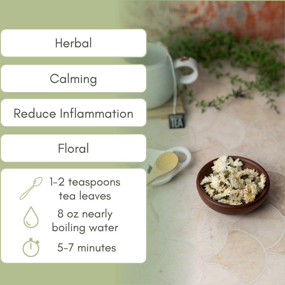 Organic Chrysanthemum - Loose Leaf Tea - Full Leaf Tea Company