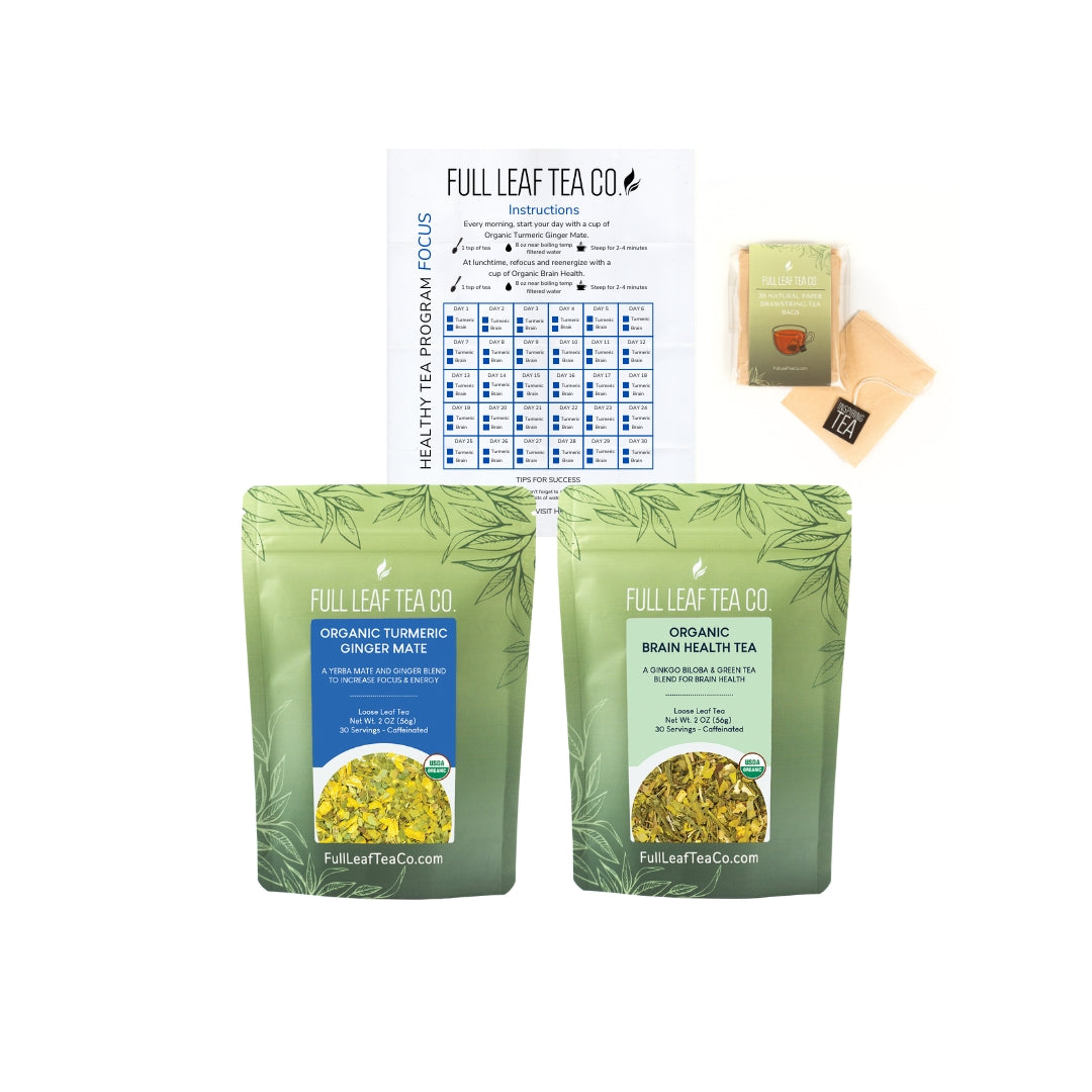 Healthy Tea Refill - Focus - Loose Leaf Tea - Full Leaf Tea Company