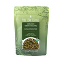 A 2oz bag of Full Leaf Tea Company Organic Green Oolong Loose Leaf Tea.