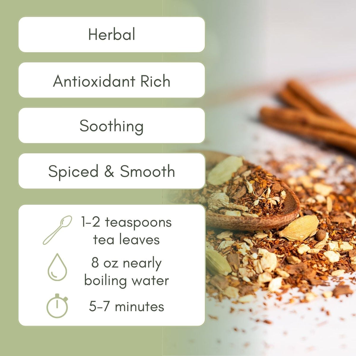 Organic Herbal Chai - Loose Leaf Tea - Full Leaf Tea Company