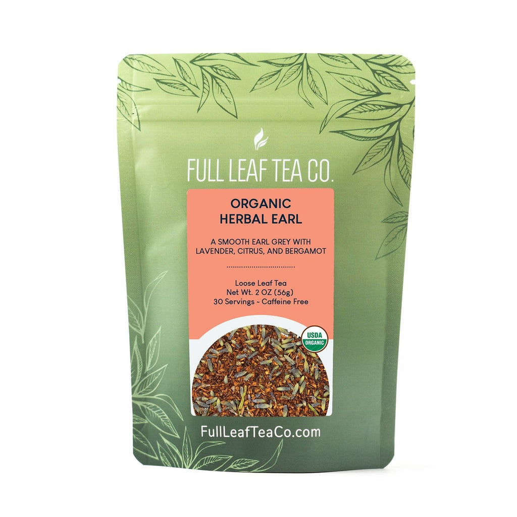 Organic Herbal Earl - Loose Leaf Tea - Full Leaf Tea Company - 1/2 lb Bulk Bag (approx. 120 servings)