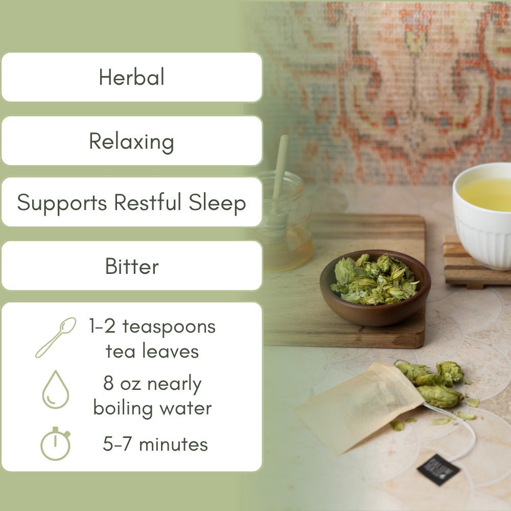 Organic Hops Flowers - Loose Leaf Tea - Full Leaf Tea Company