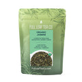 A 2oz bag of Full Leaf Tea Company Organic Jasmine Loose Leaf Tea.
