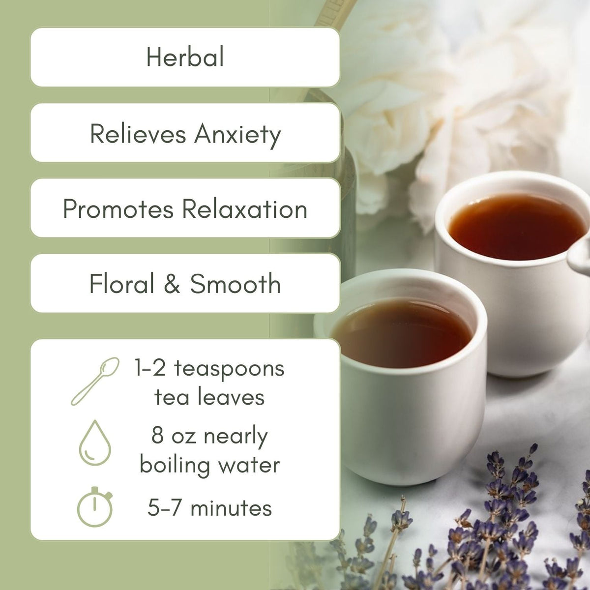 Organic Relieve Stress Tea - Loose Leaf Tea - Full Leaf Tea Company