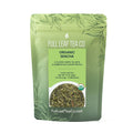 A 2oz bag of Full Leaf Tea Company Organic Sencha Loose Leaf Tea.