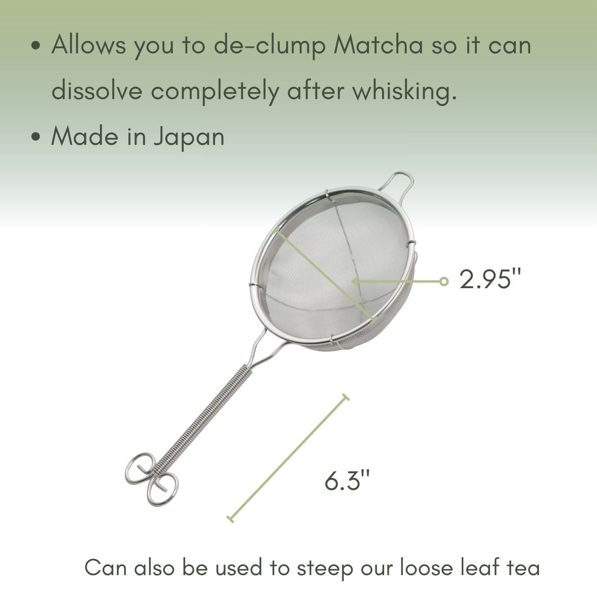 Sifter - Sift Matcha or Steep Tea - Accessories - Full Leaf Tea Company