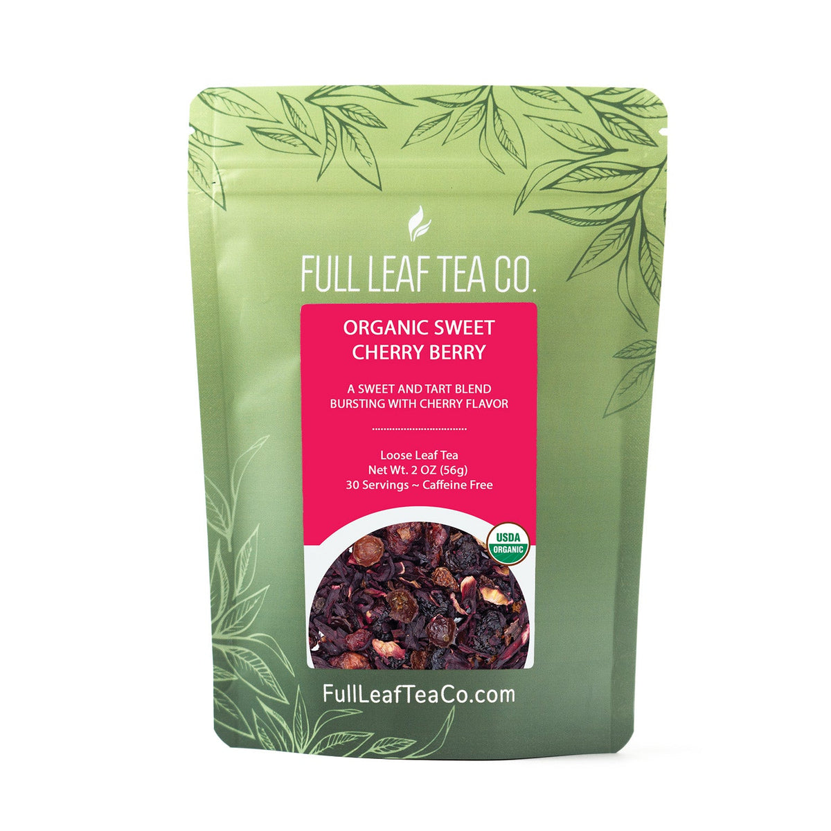 Organic Sweet Cherry - Berry - Loose Leaf Tea - Full Leaf Tea Company
