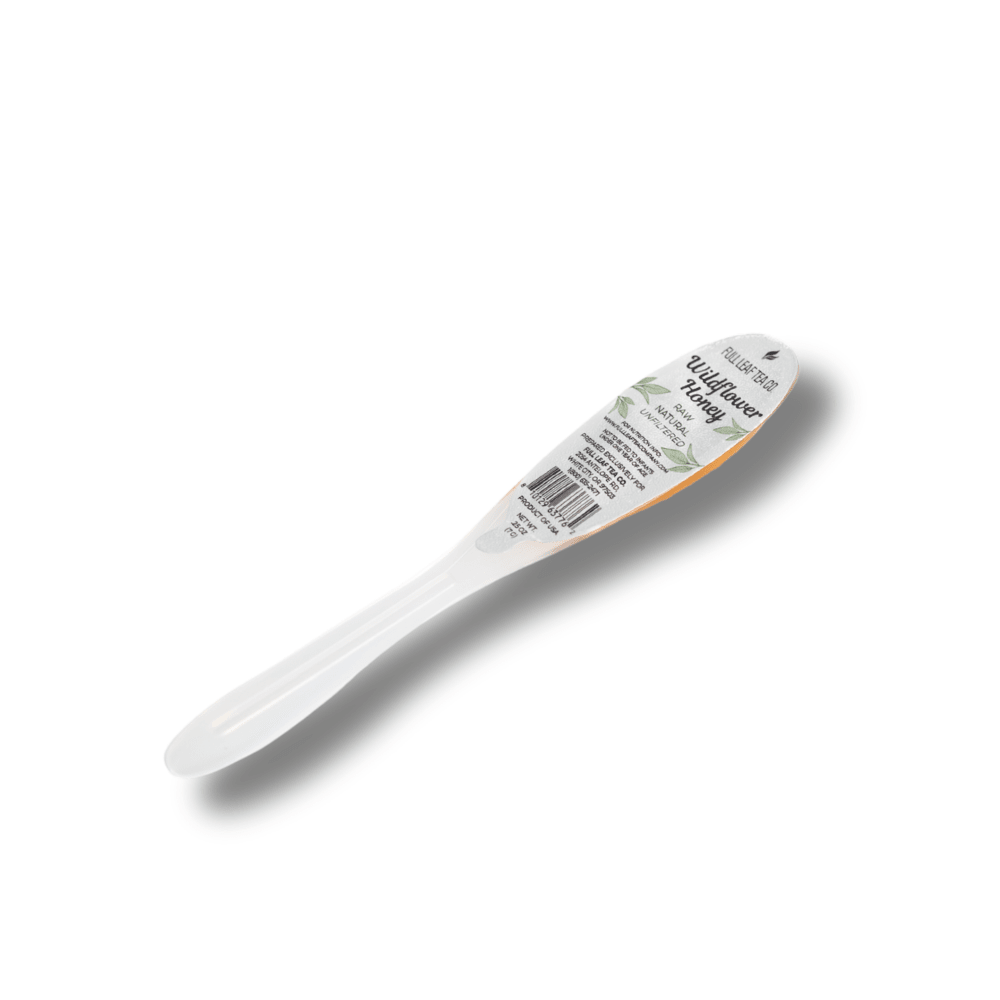 Wildflower Honey Spoon - Raw, unfiltered wildflower honey- Full Leaf Tea Company