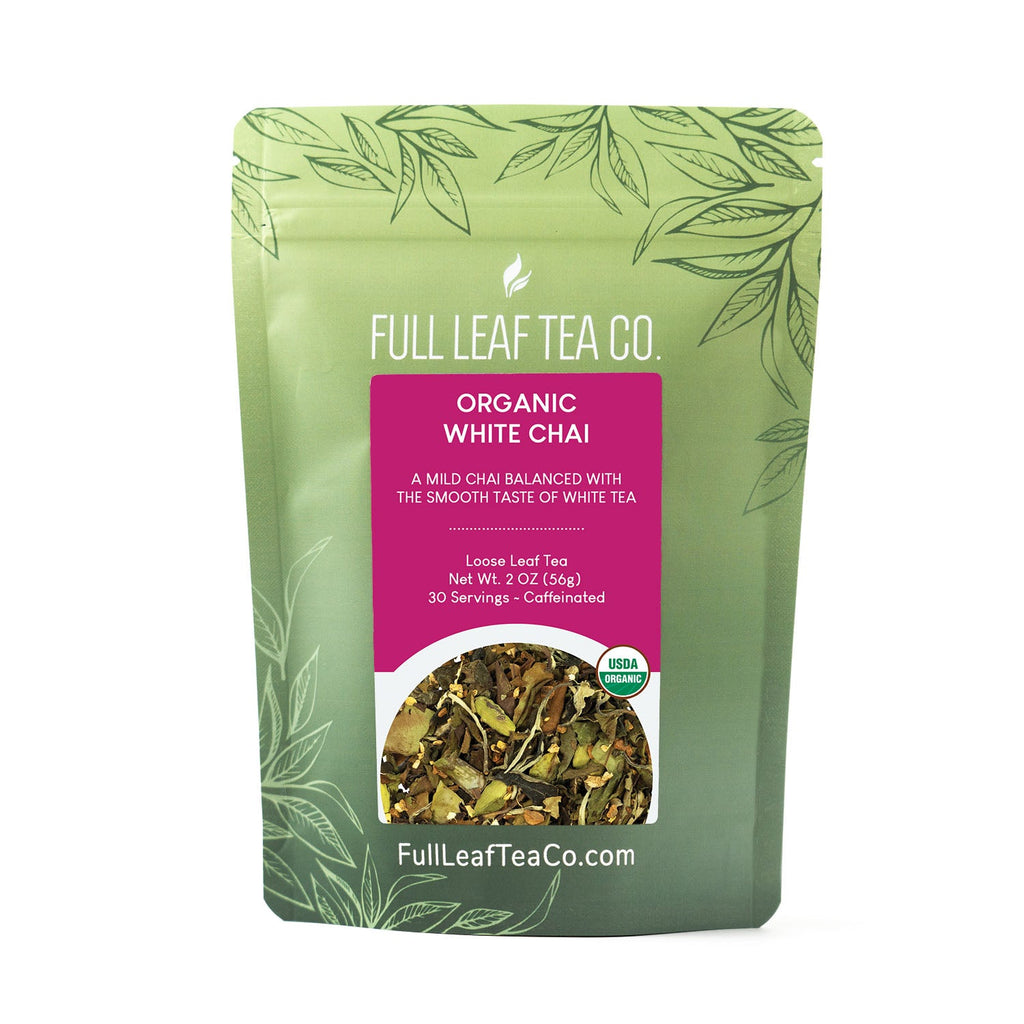 Organic White Chai - Loose Leaf Tea - Full Leaf Tea Company - 2 oz Bag (approx. 30 servings)