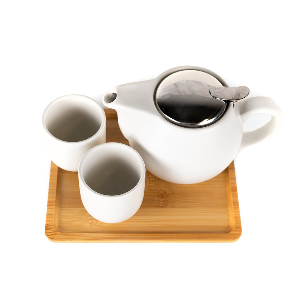 Tea for Two'- Matte Ceramic Tea Set - Accessories - Full Leaf Tea Company