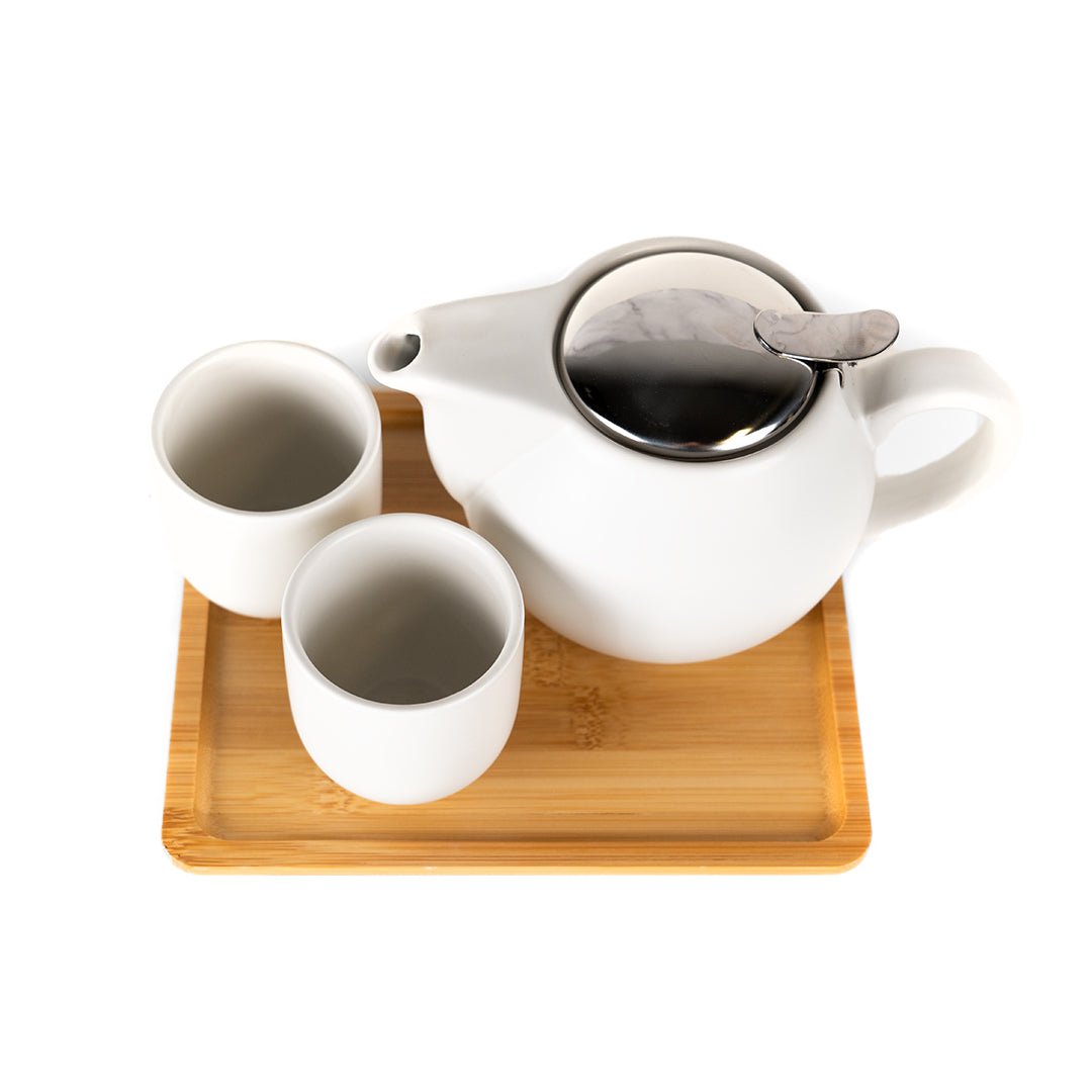 Tea for Two'- Matte Ceramic Tea Set - Accessories - Full Leaf Tea Company