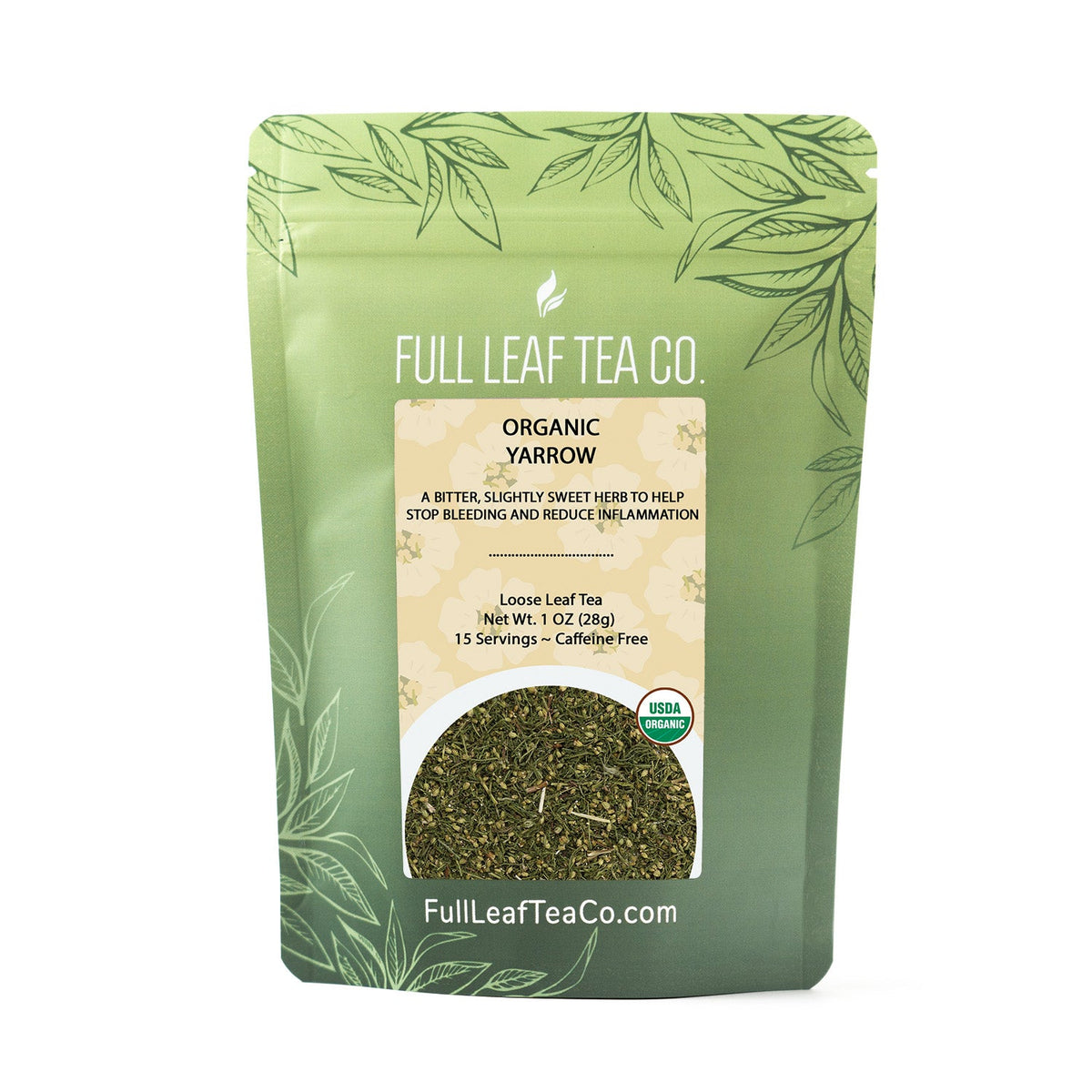 Organic Yarrow - Loose Leaf Tea - Full Leaf Tea Company