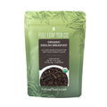 A 2oz bag of Full Leaf Tea Company Organic English Breakfast Loose Leaf Tea.