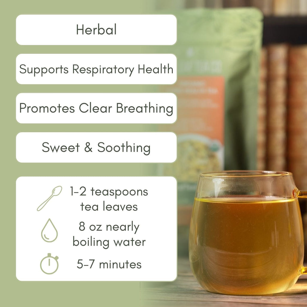 Organic Lung Health Tea - Loose Leaf Tea - Full Leaf Tea Company