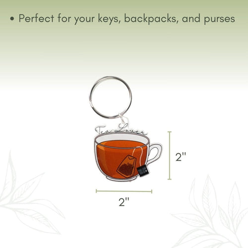 Tea Lover' Acrylic Key Chain - Full Leaf Tea Company