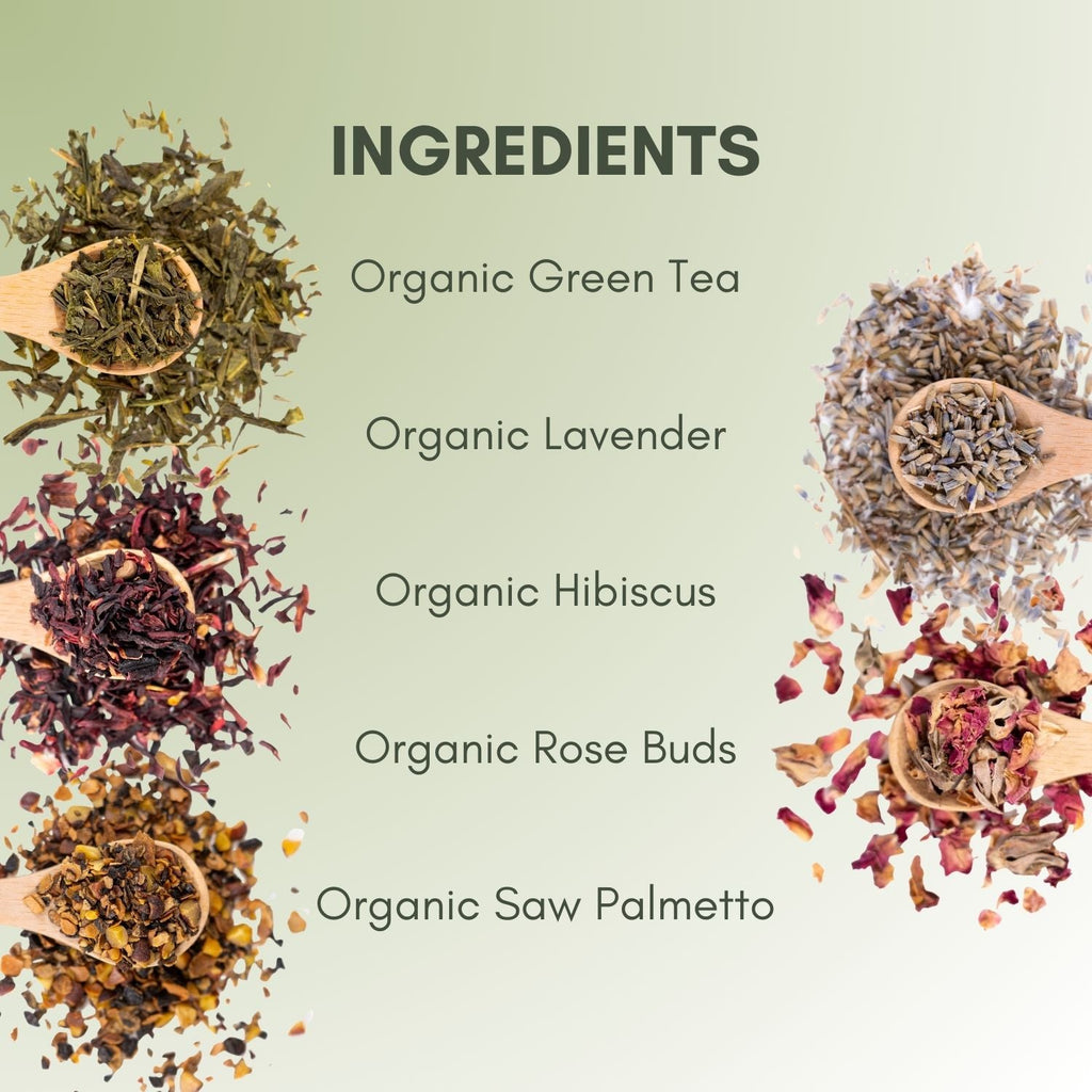 An Ingredient list for Organic Pink Tea.
