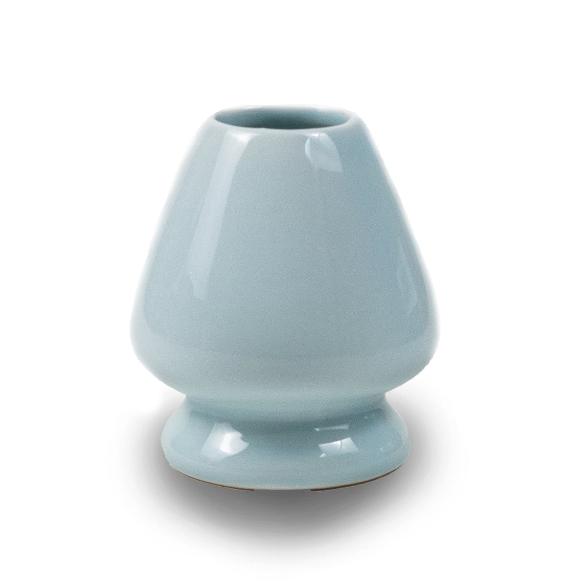 A blue Japanese Matcha Whisk Holder.